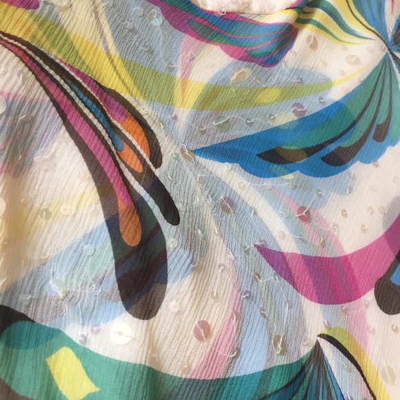 BCBG MaxAzria dress with sequin. Built in bra - Picture 6 of 7